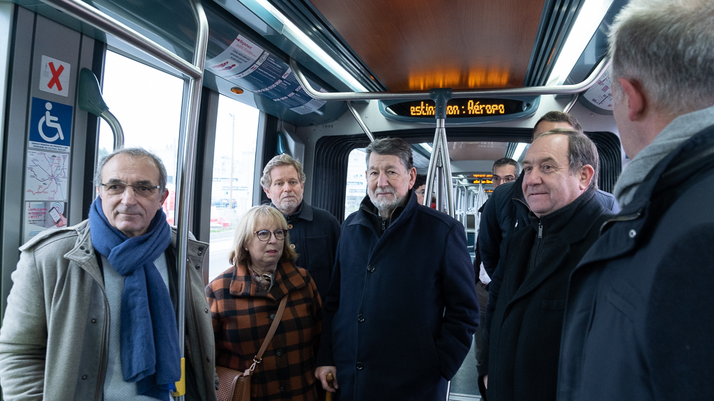 Tramway : les essais démarrent à Mérignac sur l’extension de la ligne A vers l’aéroport