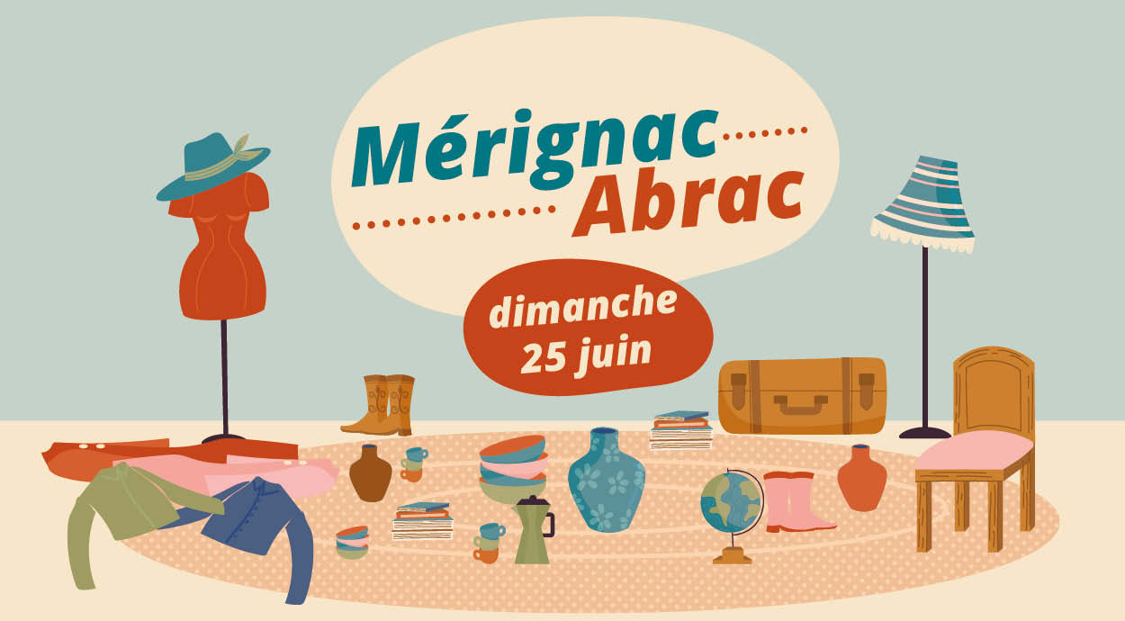 Inscrivez-vous pour le Mérignac'Abrac, le grand vide grenier de Mérignac !
