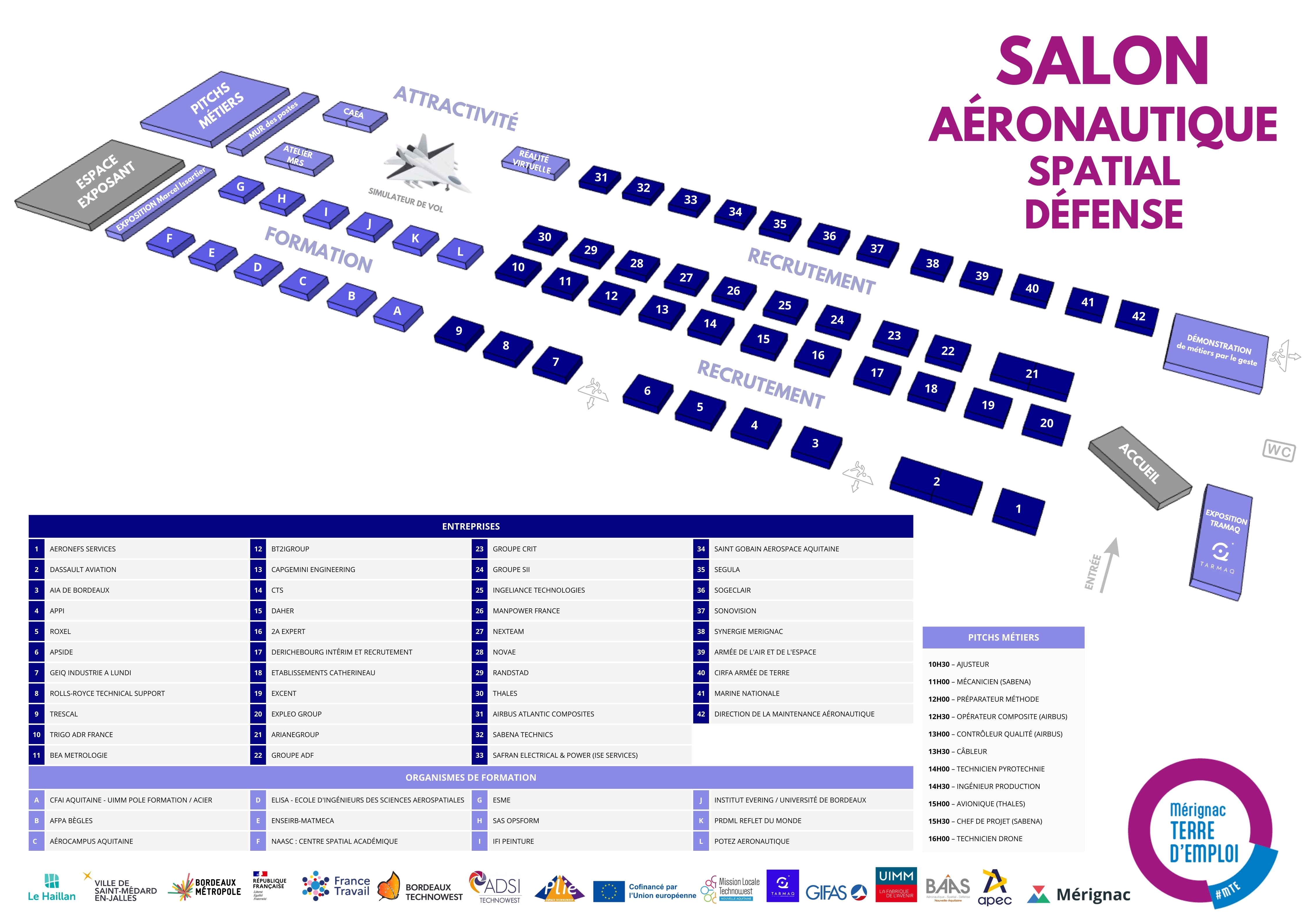 Plan du salon