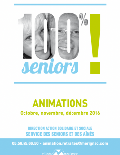 Livret animations seniors 4ème trimestre 2016